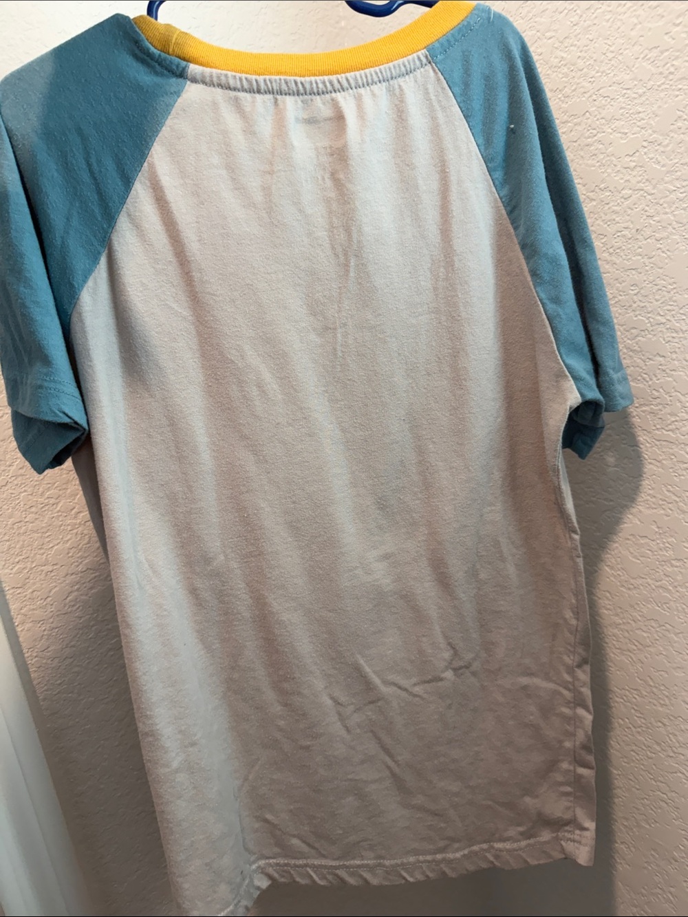Marvel Super Hero Raglan Tee - Light Blue, Yellow, Red - Picture 2 of 3